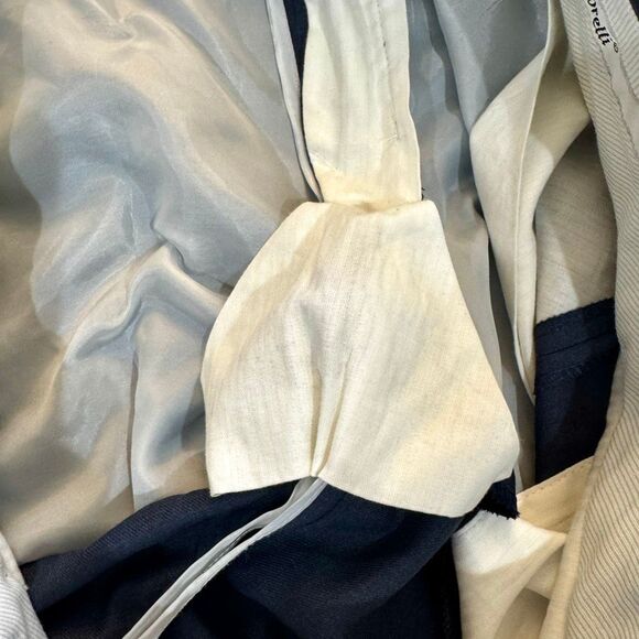 Santorelli ROMEO Flat Front Dress Pants. Blue. Size 36. - Picture 8 of 11